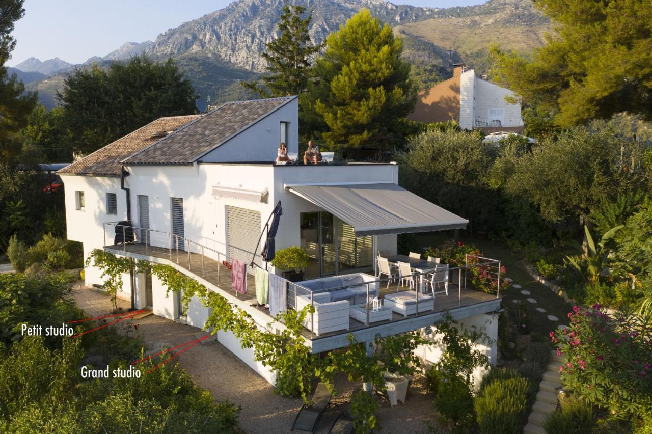 456 Chemin De La Pinede Apartment Menton Luaran gambar